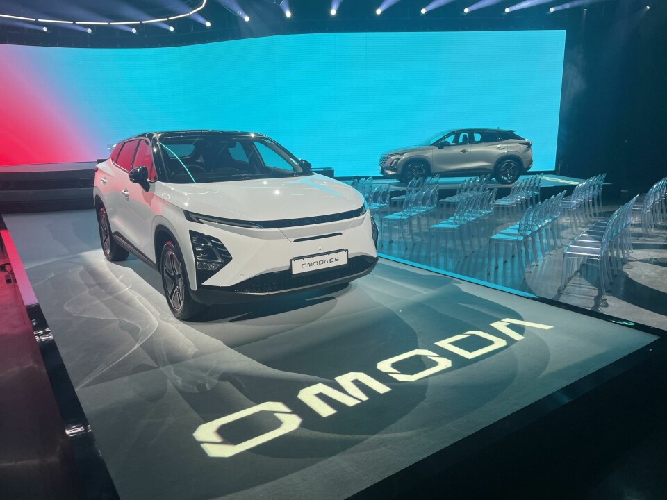 Omoda E5 on show in London ahead of the main show Omoda E53316