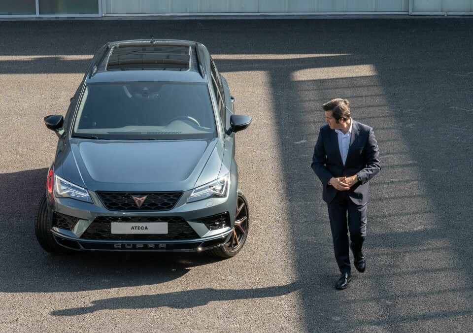 Designer Interview: Alejandro Mesonero-Romanos, SEAT Alejandro Mesonero-Romanos with the Cupra Ateca