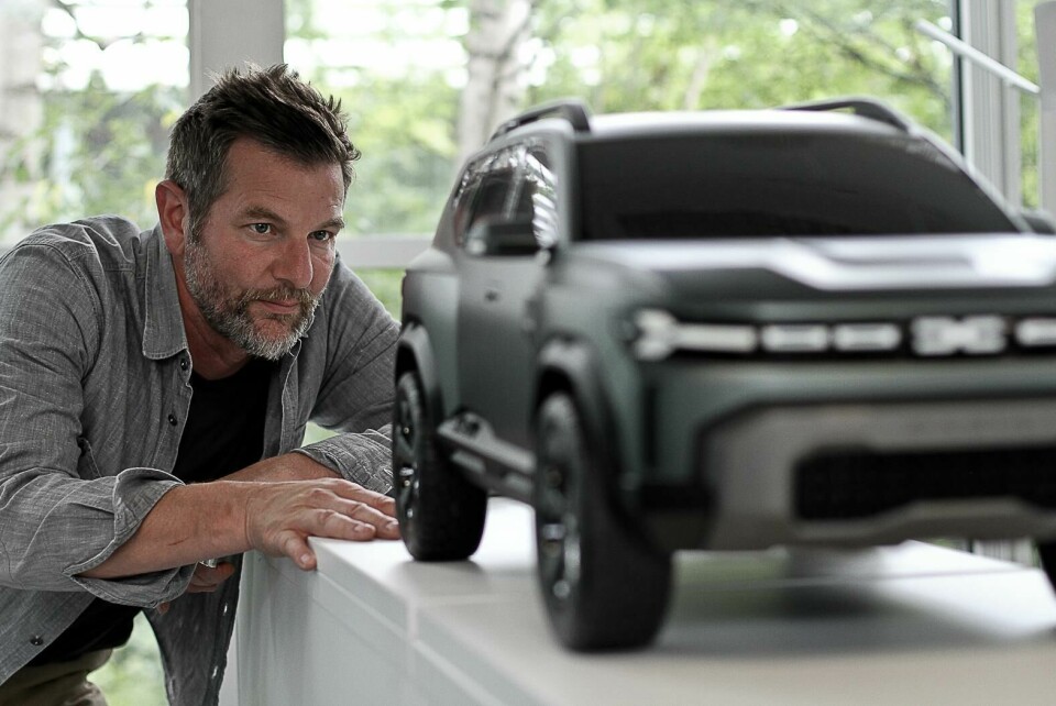 David Durand with a model of the Bigster concept (Credit: Vincent Frappreau) David Durand (Credit - Vincent Frappreau) (17)