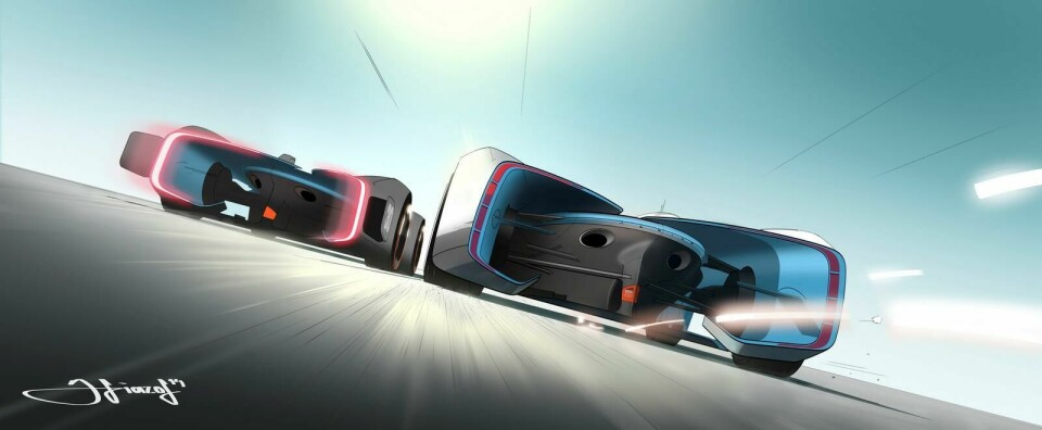 Alpine development sketches Alpine Vision Gran Turismo_Race Sketch