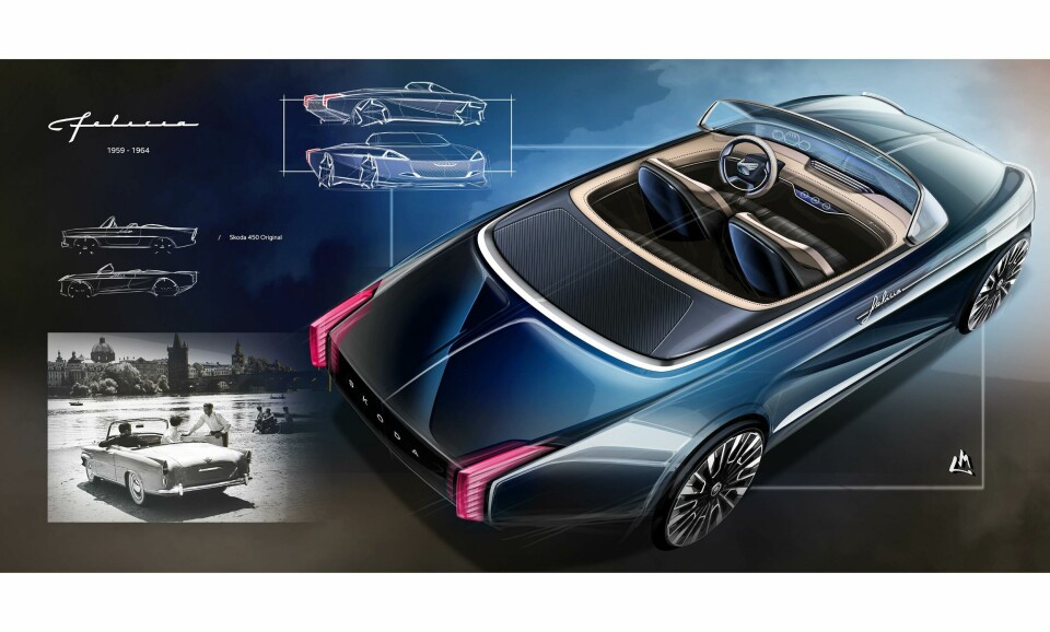 A trip down Skoda’s memory lane – designers breath new life into old icons Felicia Cabriolet re-imagined 1