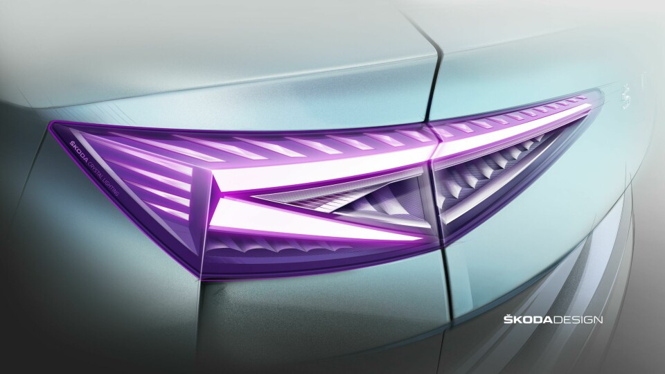 Enyaq IV’s lighting signature was inspired by Bohemian cut glass 200819-enyaq-iv-lights-1