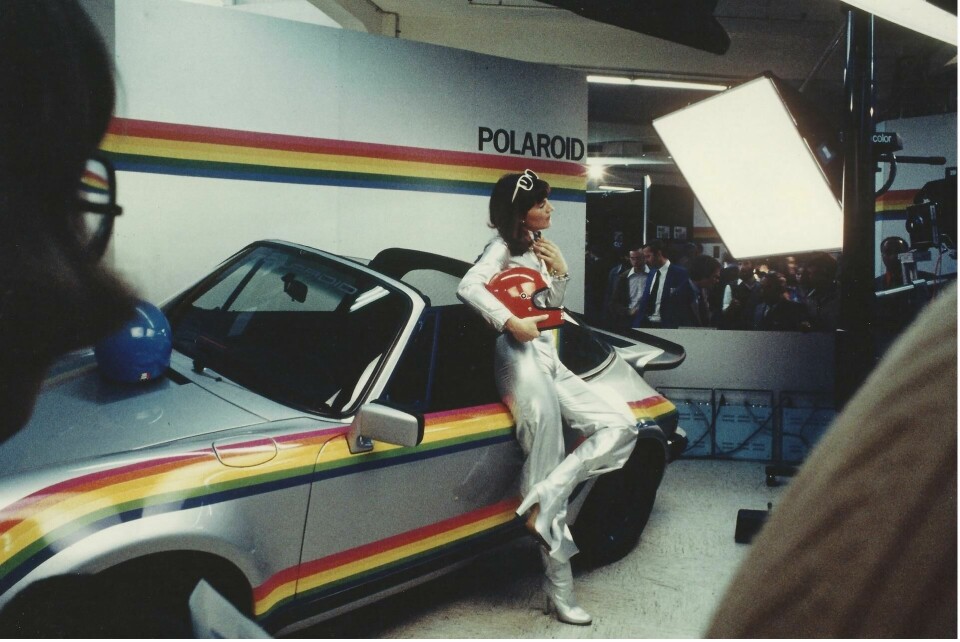 The famous Rainbow Porsche at the 1976 Photokina trade fair RainbowPorschePhotoKina