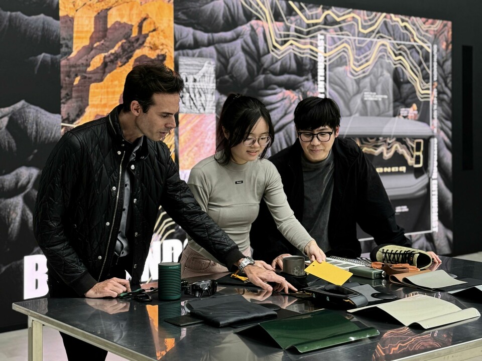 Ford team creates China-specific trim for new Bronco 6. Bronco Design Team Shot_ LR Simon Brook Design Chief_Xin Zhang_CMF Designer_Jeffrey Liu_CMF Design Manager