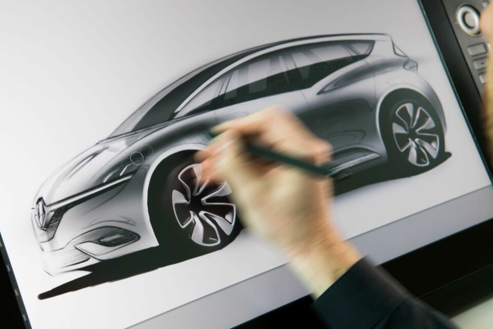 Car Design Review 4 highlights: Stéphane Janin, Renault *LHD small - Mk4 Scenic sketch.jpg