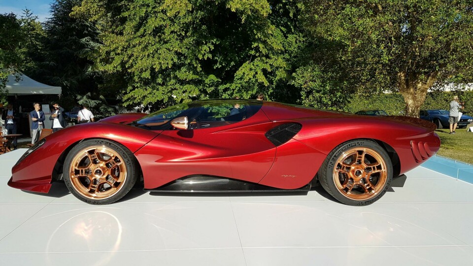 Candy red paint adds even more impact to those curves Candy red paint adds even more impact to those curves