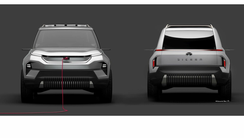 First sight: Tata’s new take on the classic Sierra launches in Delhi Sierra Exterior Sketches 05