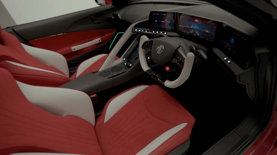 The Cyberster interior is an interesting proposition MG Cyberster - int dash (angle)
