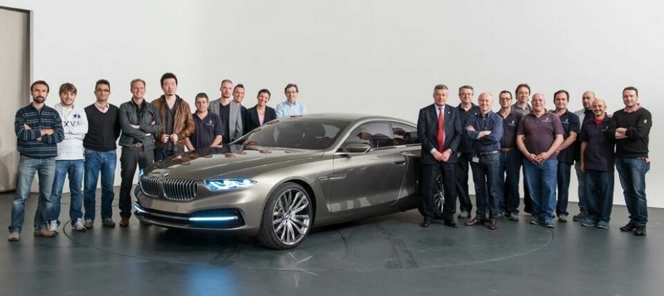Paolo (red tie to the right) with the BMW Pininfarina Gran Lusso bmw-pininfarina-gran-lusso-dev-16.JPG