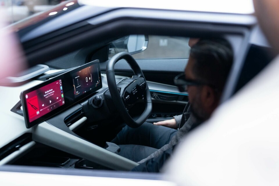 Inside the BE 6e (Credit this and all other studio images: Chris Kerr) Mahindra MADE BE 6e pre reveal01853