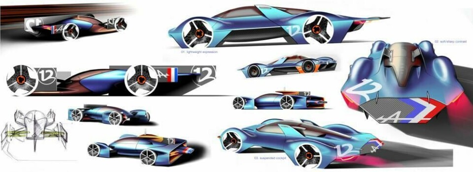 Q&A with Antony Villain, Alpine 2015 Alpine Gran Turismo Sketches 2