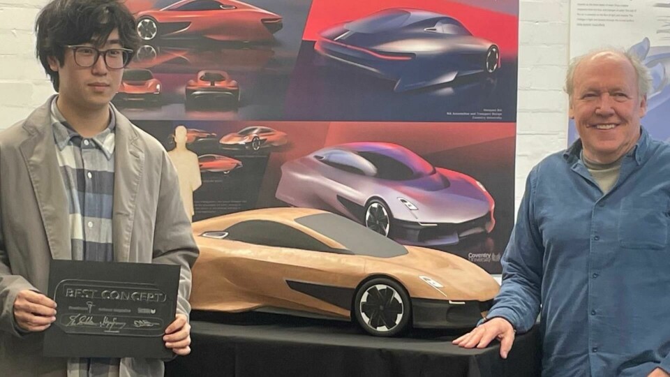 Winning student announced in competition to design hydrogen electric supercar riversimple