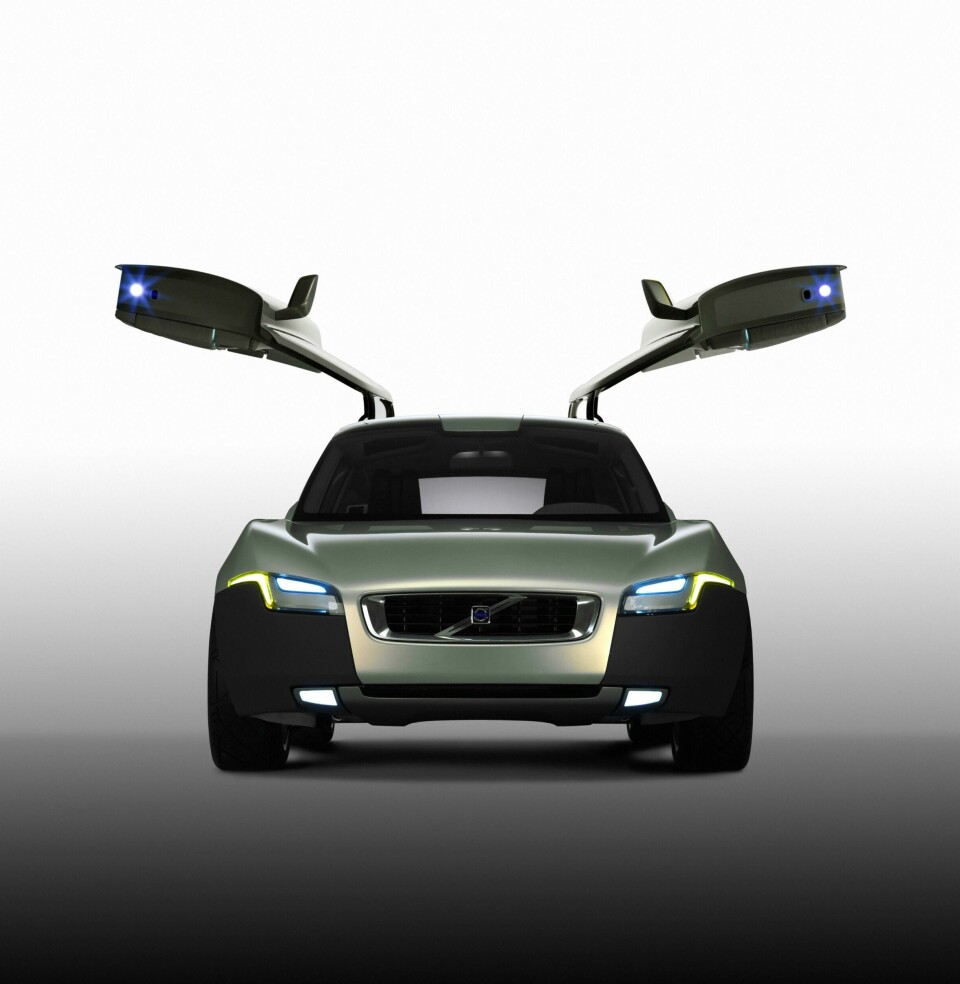 The gullwing doors of the Volvo YCC Volvo_YCC_Your_Concept_Car