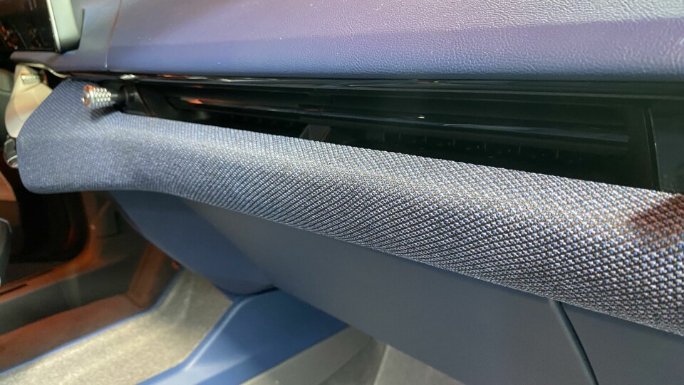 Cadillac Optiq interior fabric Cadillac Optiq Paris launch_6467