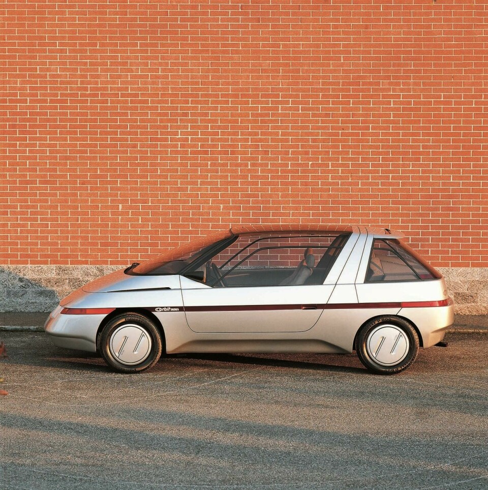 The Orbit – no hint of the Golf underneath Orbit concept car volkswagen
