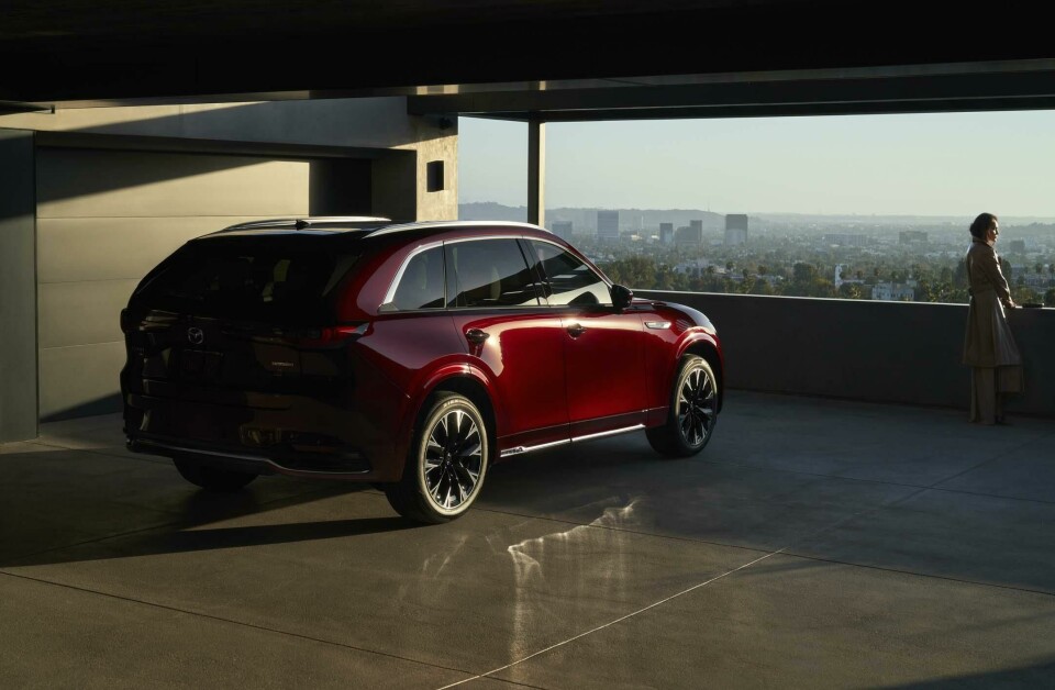 The 2024 Mazda CX-90 in Artisan Red 2024 Mazda CX-90 - 21