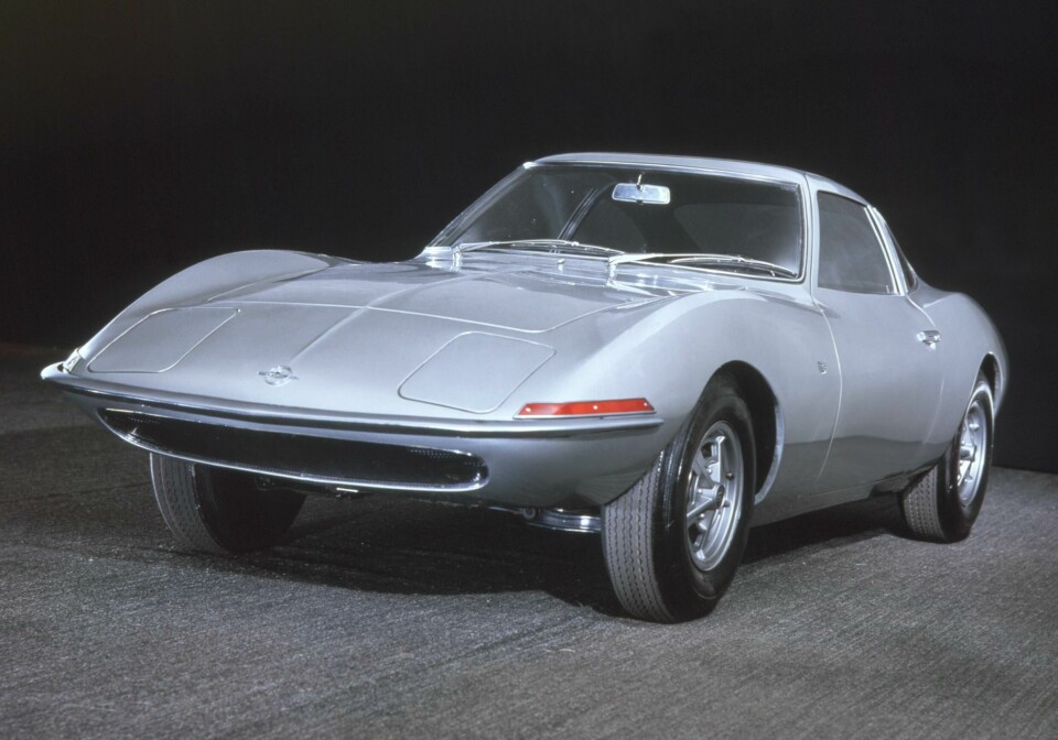 The original Experimental GT concept. The production version was remarkably similar Opel-Experimental-GT