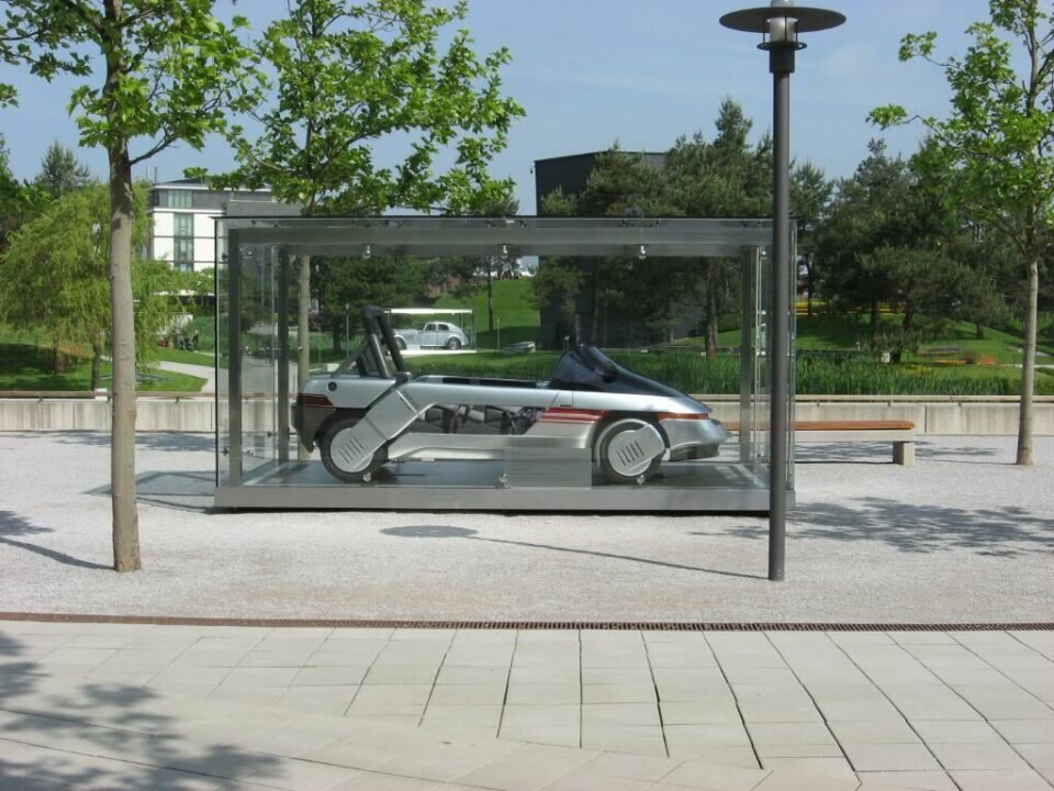 The Machimoto now, in a vitrine at AutoStadt in Wolfsburg Machimoto wolfsburg vitrine volkswagen