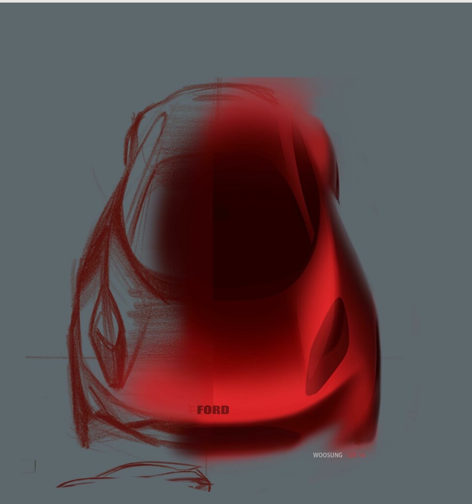 2019 new Ford Puma exterior sketch CDN 2019_FORD_PUMA_ExteriorSketches_5