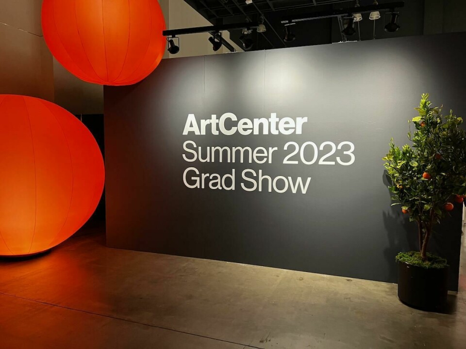 Artcenter graduate show: Summer 2023 ArtCenter Banner