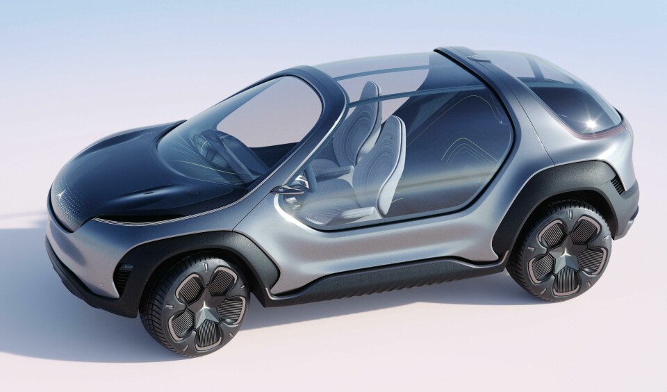 Peiheng (Jackson) Zhang’s thesis project is an electric crossover for Mercedes called the EQ All-Terrain vehicle Zhang01