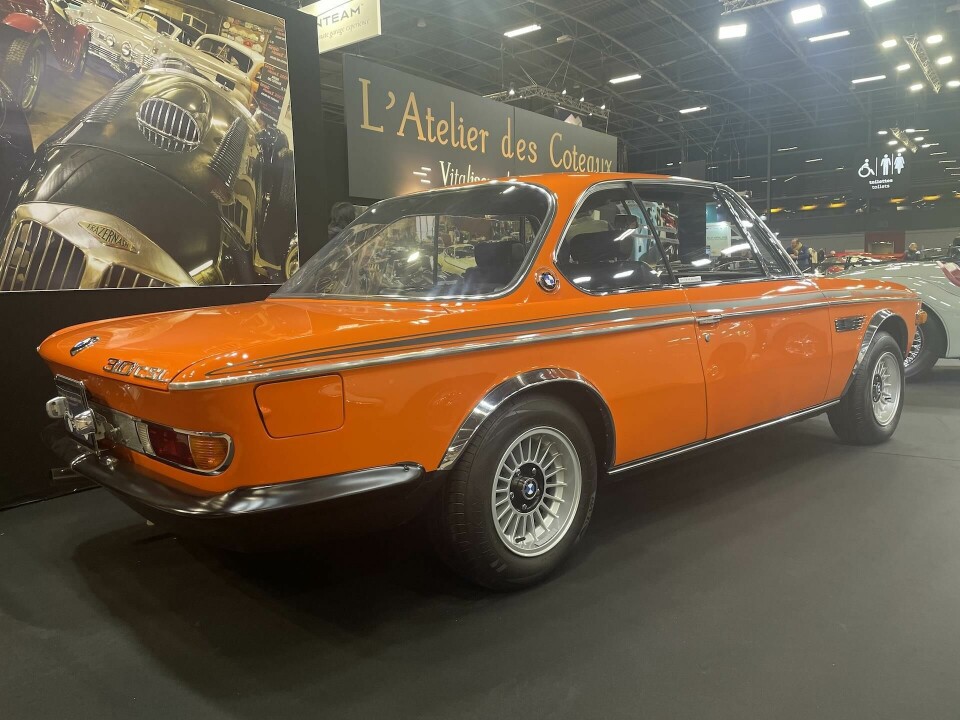 7. 1970s BMW 3.0 CSL at Retromobile 2025 7. 1970s BMW 3.0 CSL - ext R3Q R - Retromobile 2025