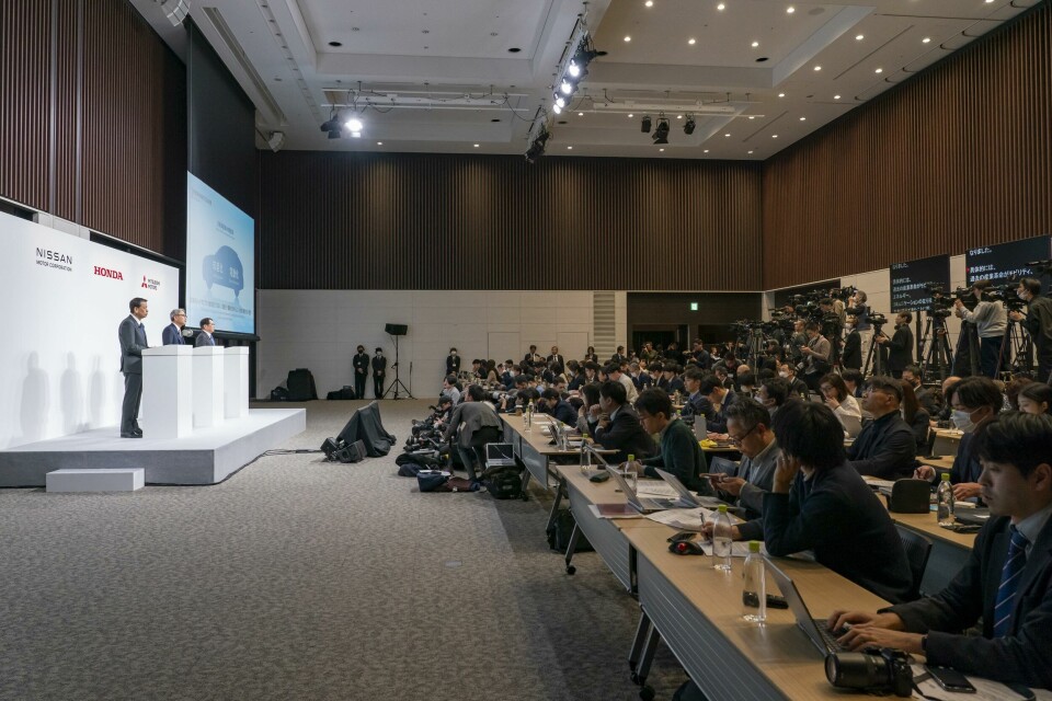 Honda-Nissan merger talks were confirmed at a press conference in Japan today Honda Nissan merger talks confirmed-01_07-source