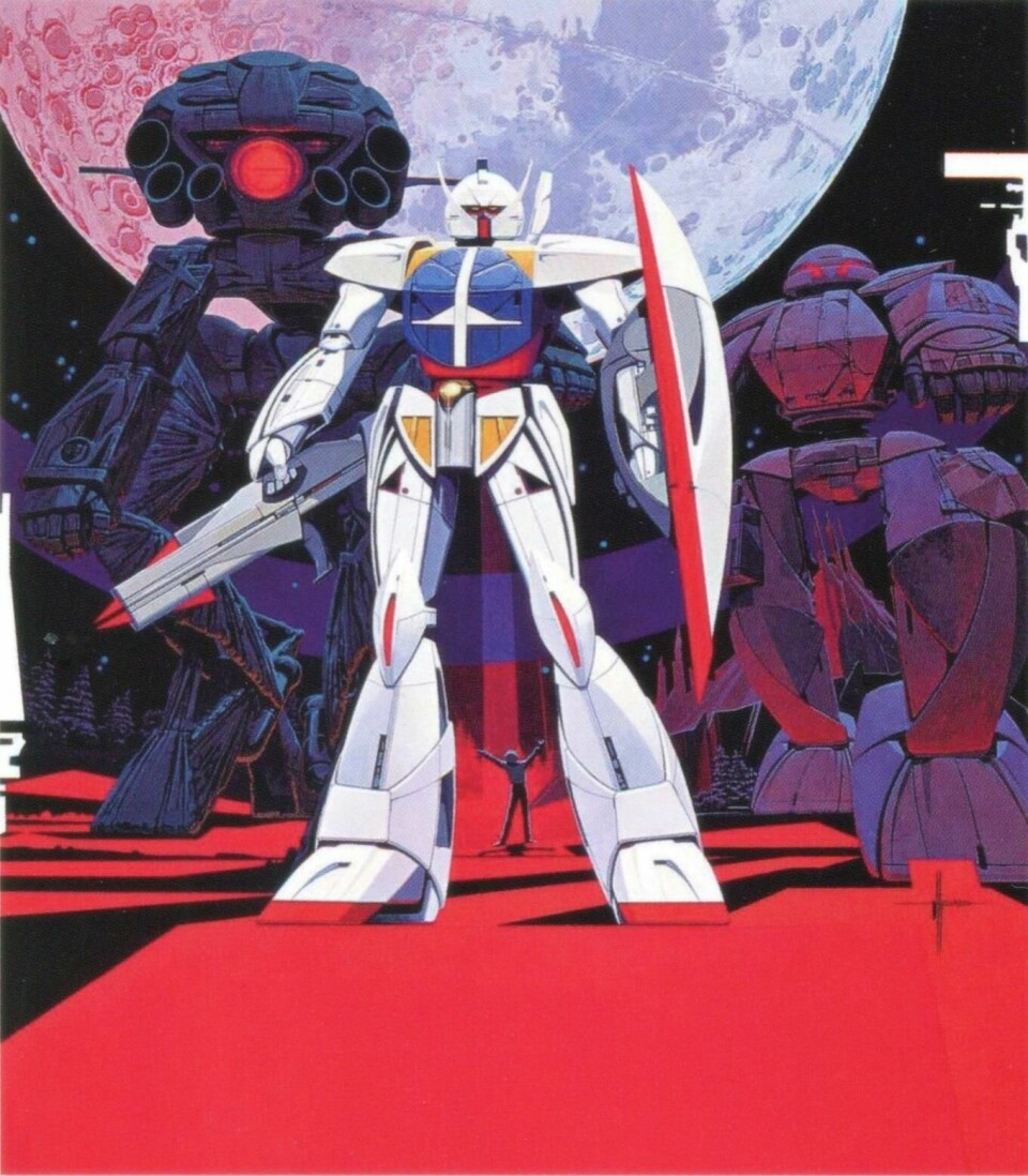 “Turn-A” (∀) Gundam designs, illustrated by Mead (via The Gundam Wiki) Turn-A prototype