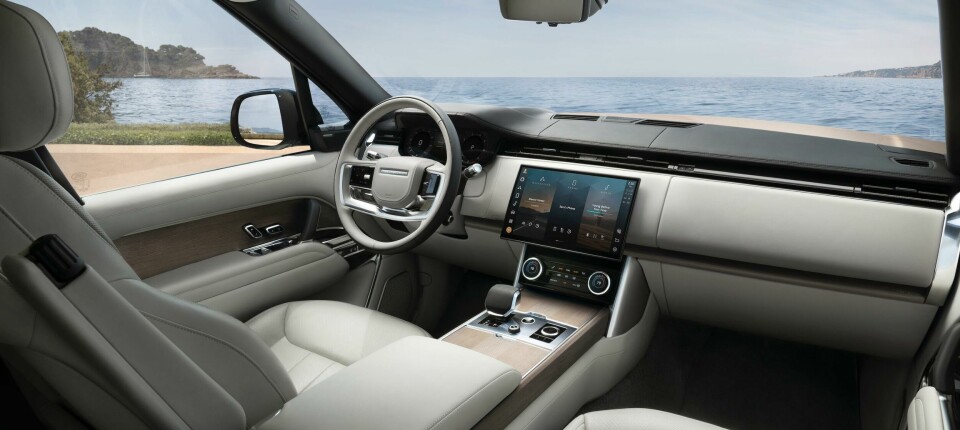 Interior of the 2022 Range Rover 2022 Range Rover interior 1