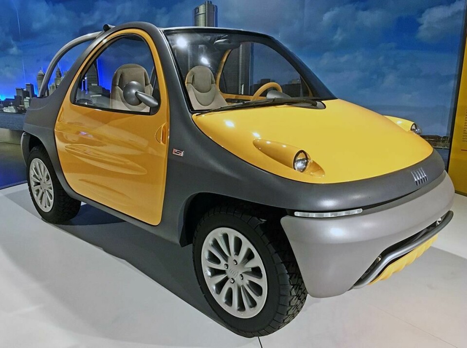 The Fioravanti NYCE from 1996 explored the use of symmetrical doors and bumpers, identical front and rear (image credit: Matteo Licata) low res Fioravanti_NYCE_1996