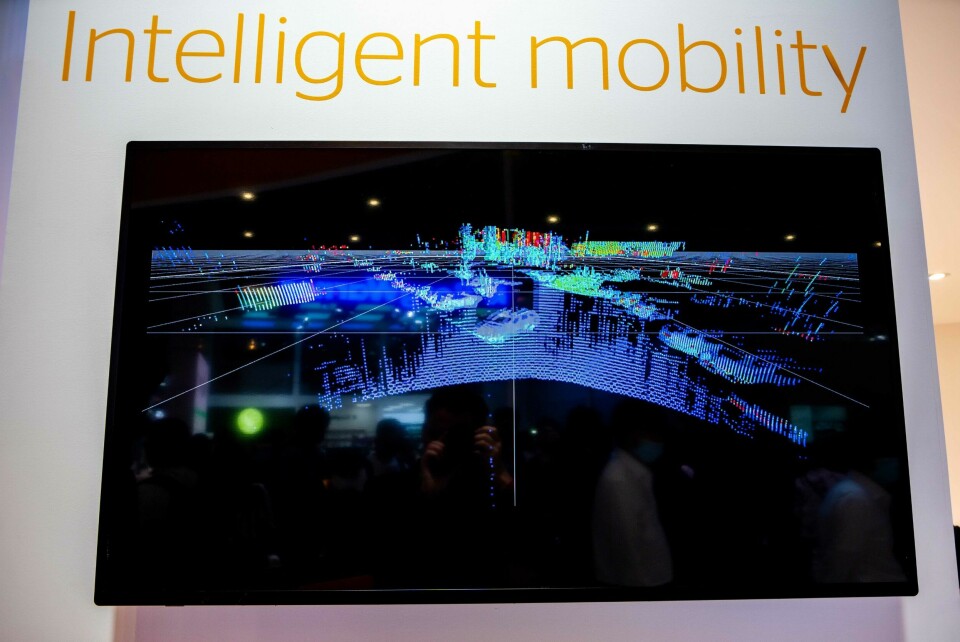 Continental’s LiDAR display at Shanghai Continental 2Shanghai suppliers Mark Andrews