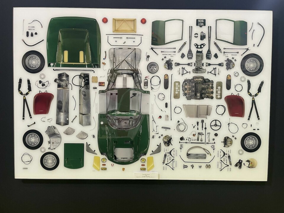 3. 1966 Porsche 906 parts list art photo by Bruno des Gayets - Retromobile 2025 3. 1966 Porsche 906 parts list art photo by Bruno des Gayets - Retromobile 2025
