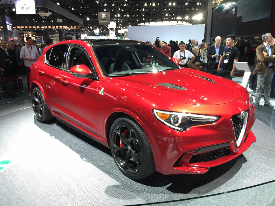 LA 2016: Alfa Romeo Stelvio - a surprisingly average SUV Alfa Stelvio Ext Front 3 4