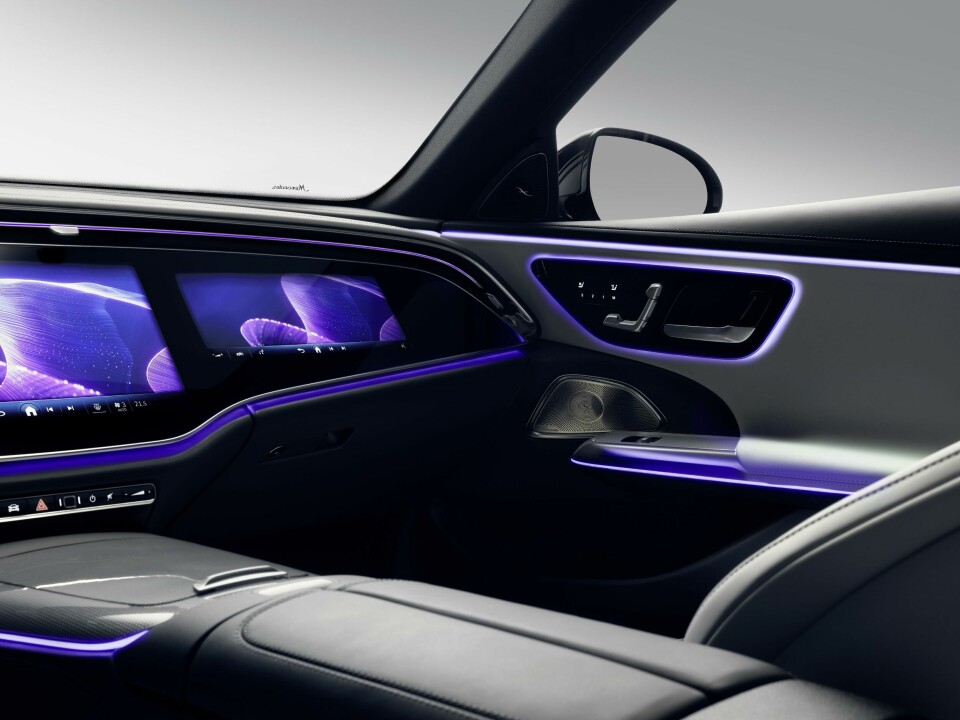 Are bigger screens the answer, or could those surfaces instead be tailored by CMF teams? Mercedes Benz E Class interior UX 20240050_132