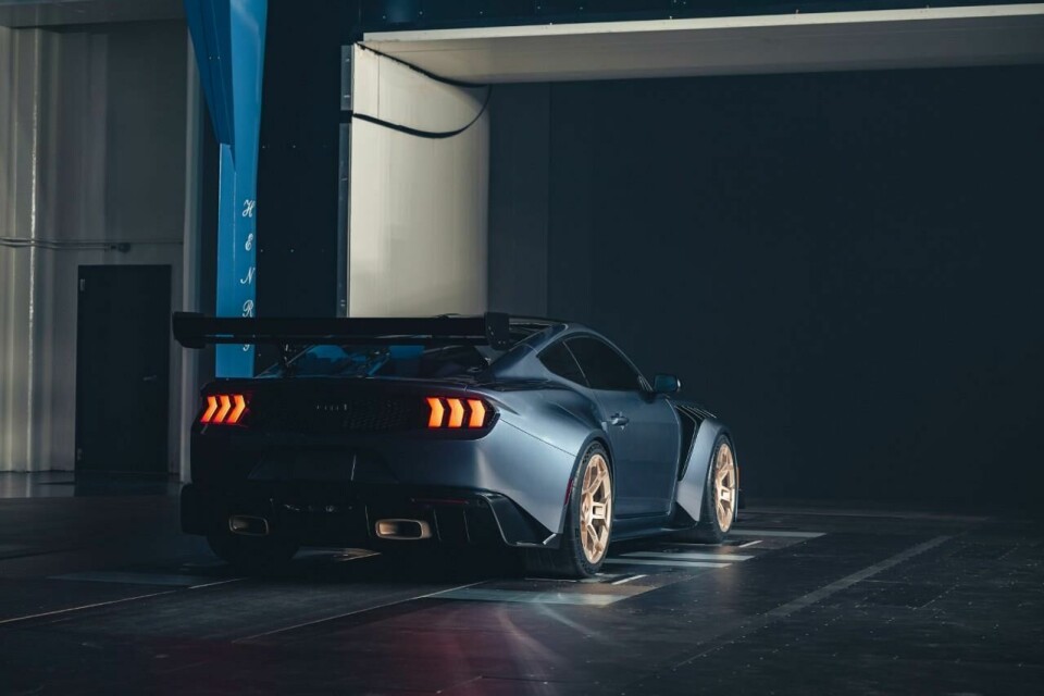 Mustang GTD in the wind tunnel Mustang GTD Wind Tunnel 3