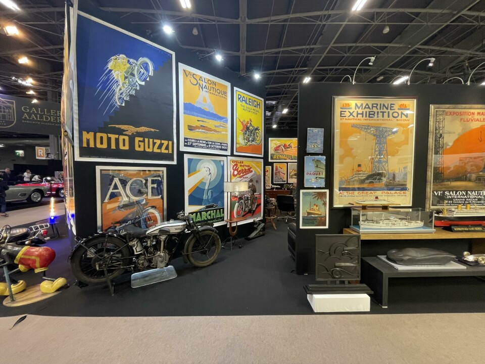 9. Vintage transport posters at Retromobile 2025 9. Vintage transport posters - Retromobile 2025