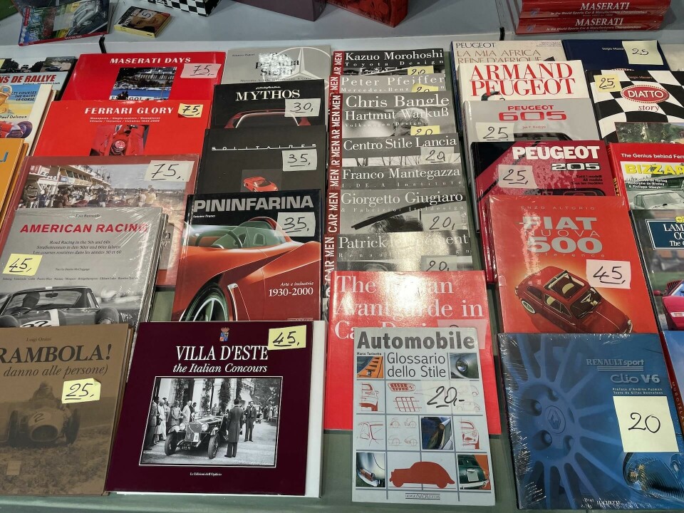 11. Car books (detail) - Retromobile 2025 11. Car books (detail) - Retromobile 2025