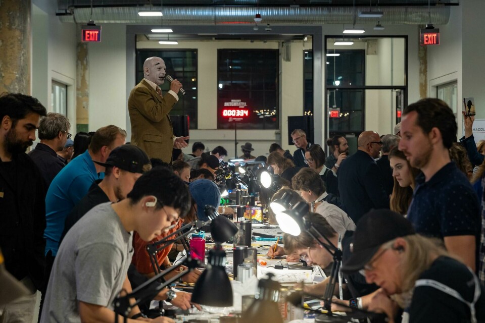 Satori Circus lording it White Clown guy Middlecott