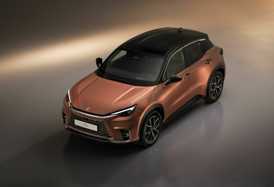 LBX carries Humphries’ more restrained design language LEXUS LBX - ext F3Q (plan) L @ MILAN launch 2023
