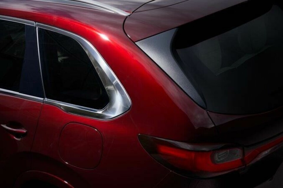 All we have to go on for now… The Mazda CX-80 Mazda CX80 rear 3Q 2024