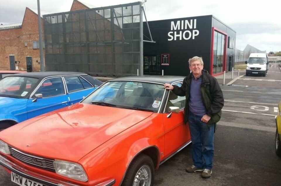 Harris Mann and Princess at Cowley factory, Oxford in 2015 Harris Mann and Princess at Cowley factory, 2015