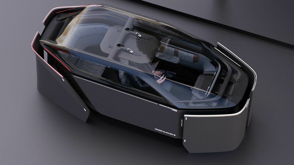Royal College of Art: Intelligent Mobility postgraduate show 2022 Part 3 Mingwei Liu_BlackBox_1