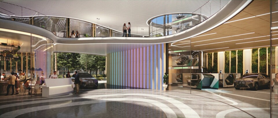 An Nth space could combine charging, work and leisure in new ways BMW Designworks Gensler NTH Space_thezone