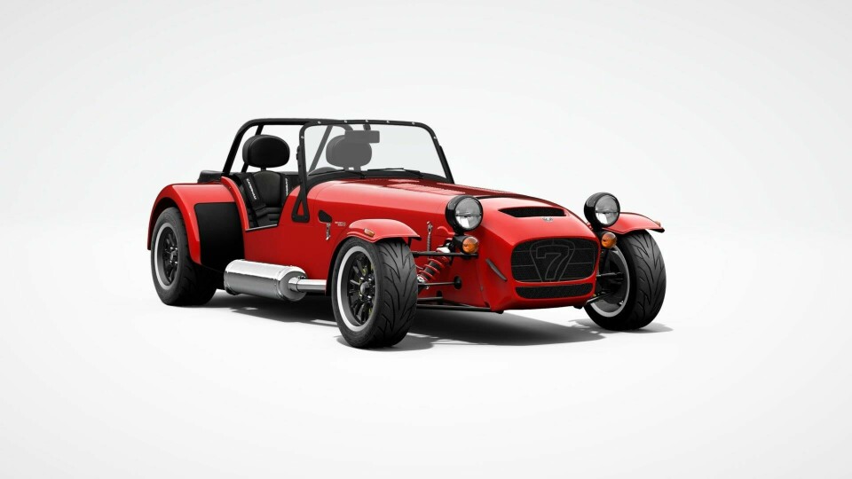 The Caterham Seven 620S in our exact test specification Caterham Seven 620S red specification