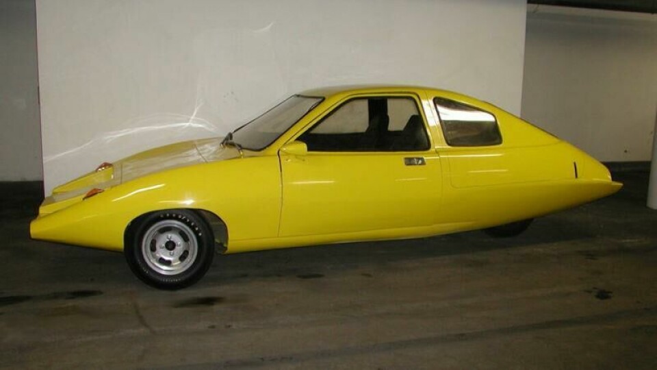 The Dale prototype had a long snout and a streamlined body and tail The Dale Concept Car
