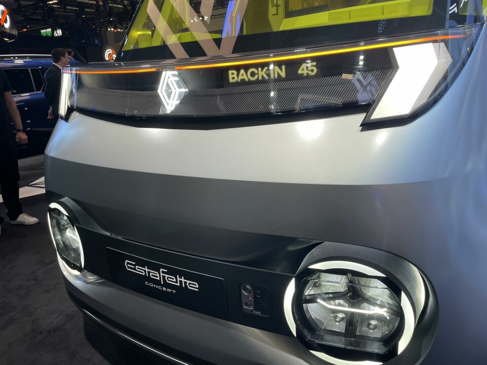Renault was the standout of the 2024 Paris Motor Show – but no need for Fl4wer Power Renault Estafette (van) - ext front (detail)