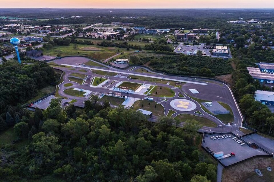 University of Michigan autonomous car test track. Functional, but not a true urban space. M_City