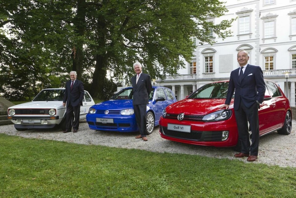 Giugiaro, Warkuss and de Silva with Golfs mk1, 4 & 6 Giugiaro, Warkuss, de Silva with Golfs mk1, 4 & 6