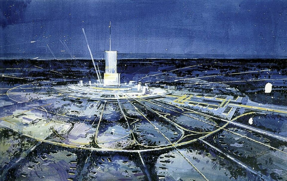 Original sketch of Disney’s EPCOT – the brief was similar the Woven City. CES 2020 Toyota EPCOT