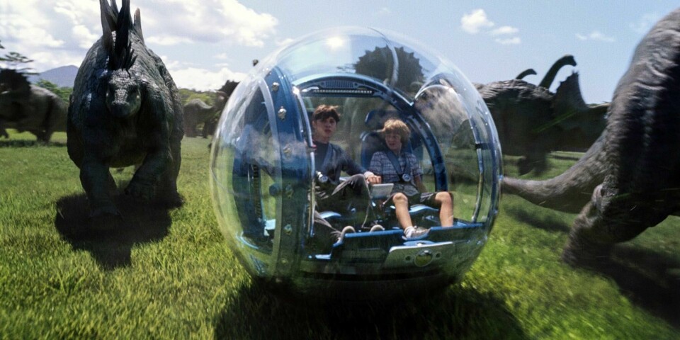 The S-Pod was inspired the mobility spheres in Jurassic World gyrosphere